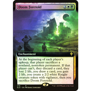 [MTG] Doom Foretold (Extended Art) [ELD] [MULTI] [RARE] [FOIL] [ENG] (การ์ดเมจิค / Magic the Gathering)