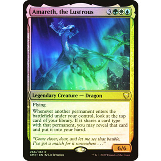 [MTG] Amareth, the Lustrous [CMR] [MULTI] [RARE] [FOIL] [ENG] (การ์ดเมจิค / Magic the Gathering)