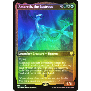 [MTG] Amareth, the Lustrous (Foil Etched) [CMR] [MULTI] [RARE] [FOIL] [ENG] (การ์ดเมจิค / Magic the Gathering)