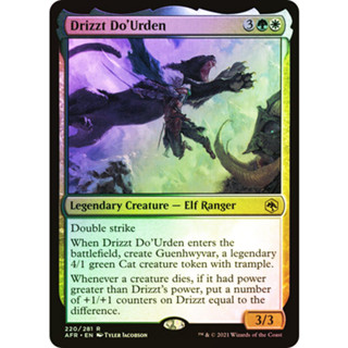 [MTG] Drizzt DoUrden [AFR] [MULTI] [RARE] [FOIL] [ENG] (การ์ดเมจิค / Magic the Gathering)