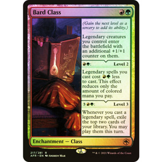 [MTG] Bard Class [AFR] [MULTI] [RARE] [FOIL] [ENG] (การ์ดเมจิค / Magic the Gathering)