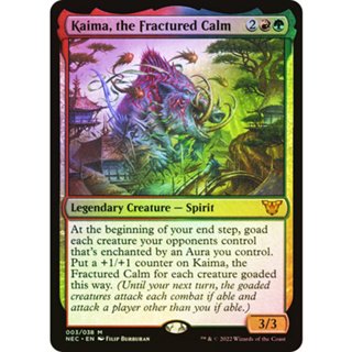 [MTG] Kaima, the Fractured Calm [NEC] [MULTI] [MYTHIC] [FOIL] [ENG] (การ์ดเมจิค / Magic the Gathering)