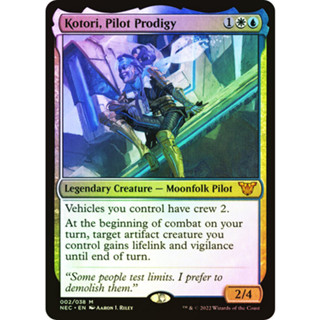 [MTG] Kotori, Pilot Prodigy [NEC] [MULTI] [MYTHIC] [FOIL] [ENG] (การ์ดเมจิค / Magic the Gathering)