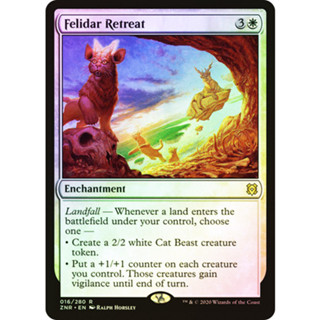 [MTG] Felidar Retreat [ZNR] [WHITE] [RARE] [FOIL] [ENG] (การ์ดเมจิค / Magic the Gathering)