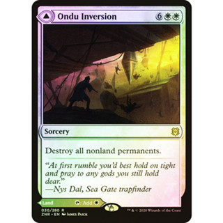 [MTG] Ondu Inversion [ZNR] [WHITE] [MYTHIC] [FOIL] [ENG] (การ์ดเมจิค / Magic the Gathering)