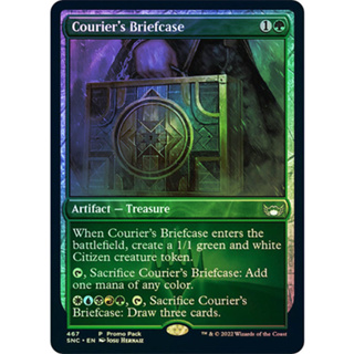 [MTG] Couriers Briefcase (Promo Pack) [AFR] [GREEN] [UNCOM] [FOIL] [ENG] (การ์ดเมจิค / Magic the Gathering)