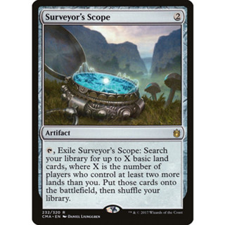 [MTG] Surveyors Scope [CMA] [ARTIFACT] [RARE] [NORMAL] [ENG] (การ์ดเมจิค / Magic the Gathering)