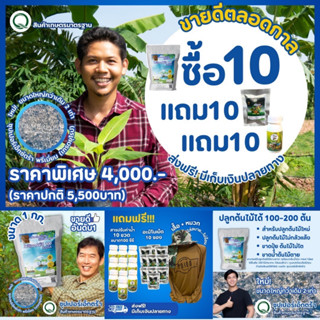 💥สินค้าใหม่💥 สารอุ้มน้ำโพลิเมอร์พีดี100เบอร์A (ซุปเปอร์เอ็กซ์ตร้าพรีเมี่ยม) ขนาด 10 กิโลกรัม แถมสารเร่งราก10อะมิโน10