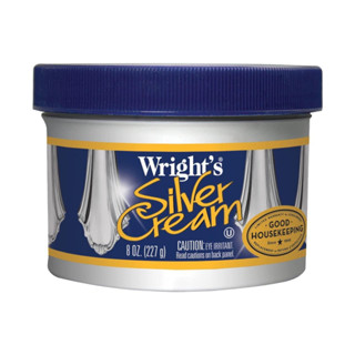 Wrights Silver Cream Silver Polish 226g ครีมขัดเครื่องเงิน ไม่มีส่วนผสมอันตรายต่อผู้ใช้ ไม่ระคายเคือง