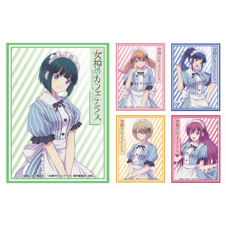 Chara Sleeve Megami no Cafe Terrace : Shiragiku Ono, Riho Tsukishima, Ami Tsuruga, Akane Hououji, Ouka Makusawa