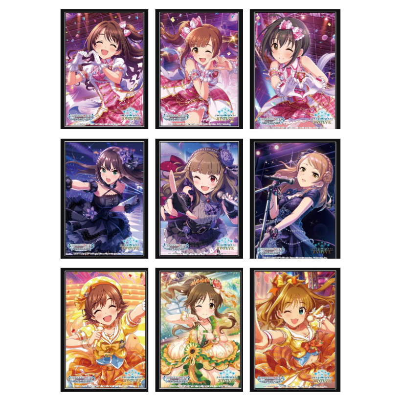 Bushiroad Shadowverse EVOLVE Official Sleeve THE iDOLM@STER Cinderella Girls : Uzuki, Kyouko, Miho, 