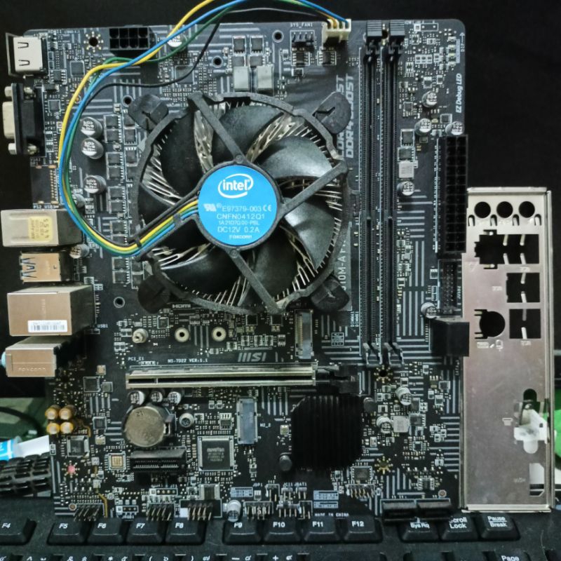 ชุดอัพเกรด CPU intel core i3 10100F พร้อมเมนบอร์ด MSI H510M-A Pro