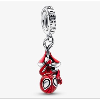 (พร้อมส่ง)*New*Pandora Marvel Hanging Spider-Man Dangle Charm