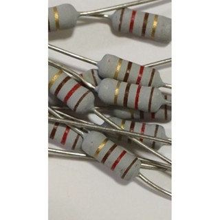 6ชิ้น  1W 5% R120 Ohm Metal Oxide Film Resistor ตัวต้านทาน