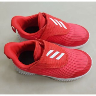 ป้าย 15 cm 👟 รองเท้าเด็ก Adidas สีแดง สวย ใหม่กริบ