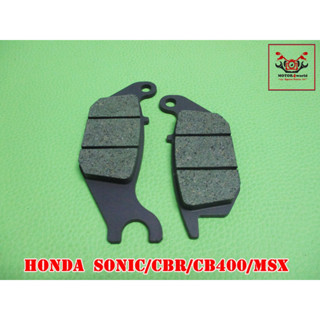 HONDA SONIC CBR CB400 MSX REAR DISC BRAKE PADS  // ผ้าดิสเบรคหลัง