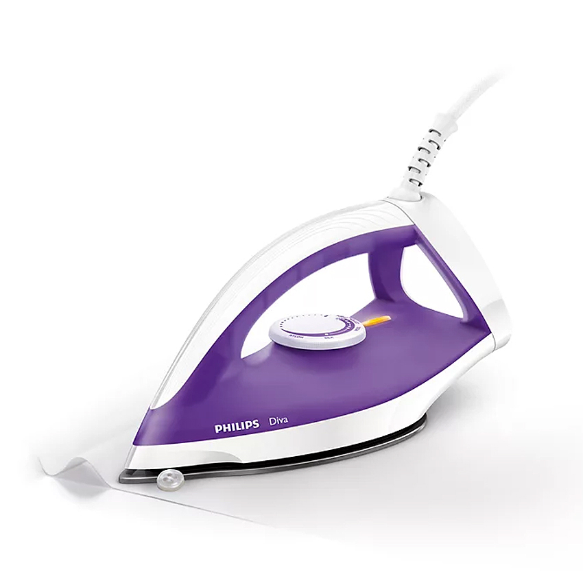 ฟิลิปส์ เตารีดแห้ง 1200 วัตต์ รุ่น GC122/30 สีม่วง PHILIPS DRY IRON 1200W GC122/30 PURPLE - รูปที่ 3