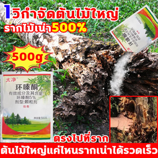 💥รากเน่ารากไม่ขึ้นอีก💥ยาฆ่าต้นไม้ ใหญ่ สารกําจัดกอไผ่ 500g ใช้งานง่าย โรยตรง กำจัดต้นไม้และไผ่ให้หมดจด ยาฆ่าตอไม้