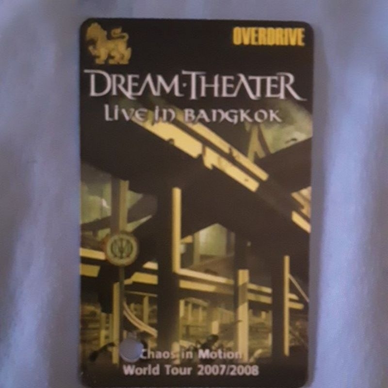 บัตรคอนเสิร์ต DREAM THEATER. LIVE IN BANGKOK (World Tour 2007/2008)