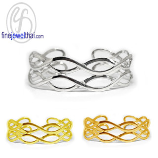 กำไล-กำไลเงินแท้-กำไลอินฟินิตี้-Infinity-Silver-Bangle-Finejewelthai-G101000