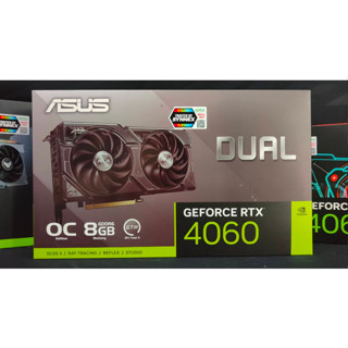 การ์ดจอ VGA Asus Dual GeForce RTX 4060 OC 8GB GDDR6 ของใหม่ ยังไม่แกะ ประกัน Synnex 24/8/26