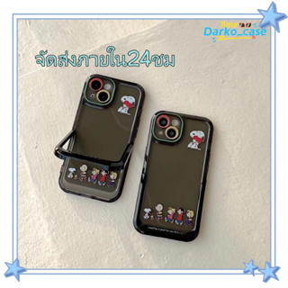 🎈จัดส่งภายใน24ชม🎈เคส for iPhone 11 14 Pro Max Case for iPhone 12 13 ป้องกันการตก การป้องกัน พร้อมขาตั้ง โปร่งแสง