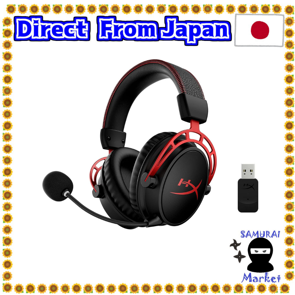 【ส่งตรงจากญี่ปุ่น】ชุดหูฟังเล่นเกมไร้สาย Hyperx Cloud Alpha แบตเตอรี่ 300 ชั่วโมง Dts Audio Red Pc Switch 4P5D4Aa
