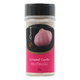 My Choice Ground Garlic 40g.มายช้อยส์กระเทียมป่น 40กรัม อาหาร วัตถุดิบ เครื่องปรุง