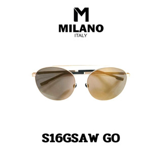 Milano Sunglass แว่นตากันแดด แว่นกรองแสง แว่นตาวินเทจ แว่นสายตา ใส่ได้ทั้งชายและหญิง รหัส S16GSAW มีหลายสี พร้อมส่ง