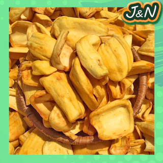 J&N ขนุนอบกรอบ 100กรัม+100กรัม+100กรัม ขนุนอบกรอบ ผักและผลไม้อบกรอบ [พร้อมทาน] ไม่เหม็นหืน กรอบอร่อย ผักอบพิมรี่พาย ขนมก