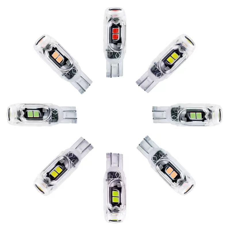 2022! LED (สว่างมาก) ไฟหรี่ ไฟส่องป้ายทะเบียน ไฟส่องแผนที่ T10 5SMD (ราคาต่อ1หลอด) (0399) - รูปที่ 2