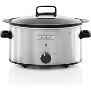 หม้อตุ๋นนำเข้าจากอังกฤษ Crockpot Sizzle &amp; Stew Slow Cooker | 3.5 L (3-4 People) Removable Hob-Safe Bowl ใช้ไฟไทย 240V