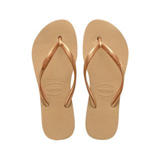 HAVAIANAS รองเท้าแตะ SLIM FLATFORM FC PR GOLD รุ่น 41445370570GDXX