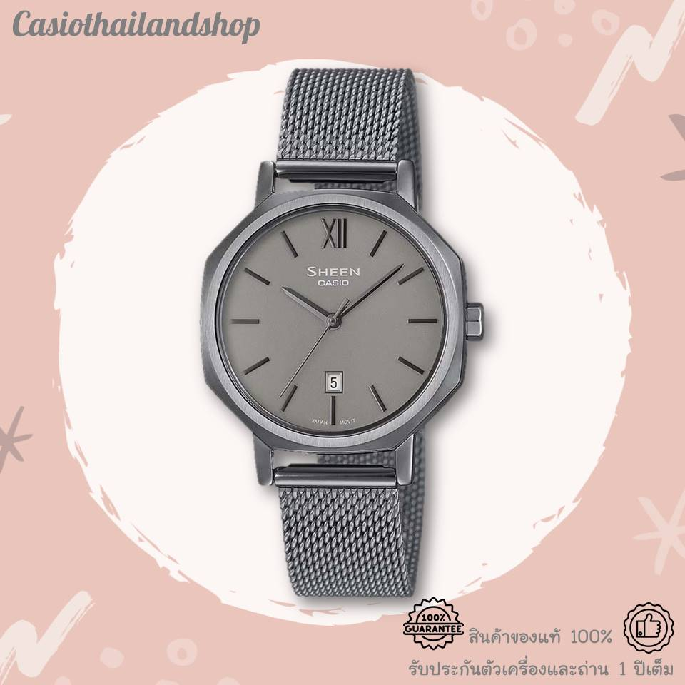 [ผ่อนเดือนละ 399]🎁CASIO SHEEN SHE-4554GYM-8A ของแท้ 100% พร้อมส่ง ประกัน 1 ปี