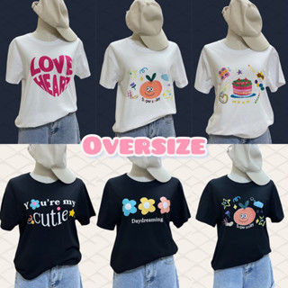 เสื้อยืด oversize น่ารัก พร้อมส่ง