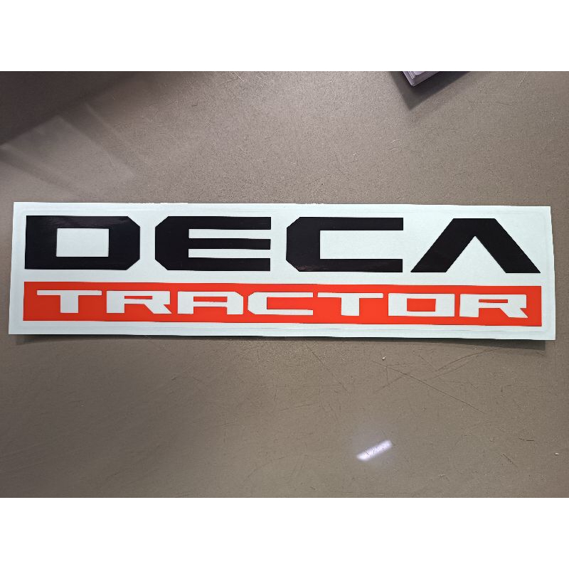 สติกเกอร์ DECA TRACTOR ติดหน้ารถขวา ISUZU แท้100% ราคาต่อ1ชิ้น