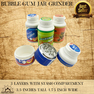 Bubble Gum Jar Grinder 1.5 Inch