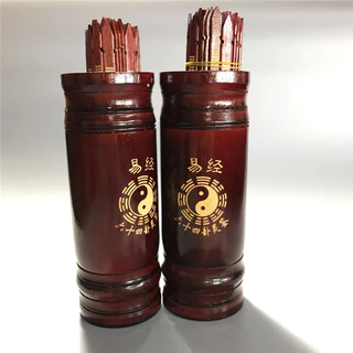เซียมซีไม้ ชุดเซียมซีจีน ทำจากไม้ไผ่ พร้อมคู่มือ เสี่ยงทาย (SKU-เซียมซีไม้ไผ่)