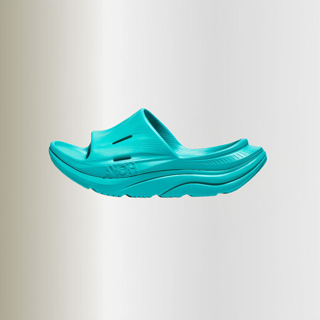 HOKA ONE ONE Ora Recovery Slide 3 Comfortable Versatile Sports Slippers Unisex Blue