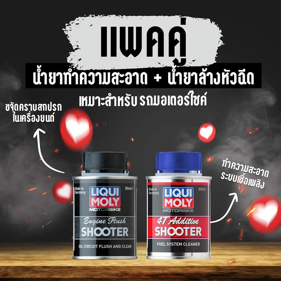 น้ำยาฟลัชชิ่งและล้างหัวฉีด (ของแท้) ฟรี! สติ๊กเกอร์ LiquiMoly