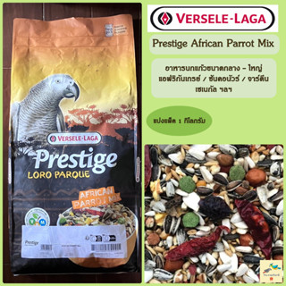 อาหารนกแก้วแอฟริกัน และ นกแก้วขนาดกลาง-ใหญ่ Prestige !! ราคาพิเศษ !! ( Vesele-laga ) ( แบ่งแพ็ค 1 กิโลกรัม )