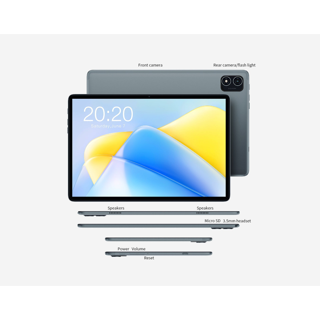 (New! 2023)  Teclast P40HD Tablet แท็บเล็ต 4G โทรได้ Android 13 Octa Core 8/128GB ใส่ได้สองซิม ประกันในไทย 1 ปี