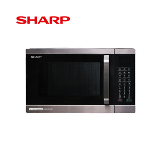 SHARP R-9320G-BS 32 ลิตร ไมโครเวฟ ระบบอุ่น,ย่าง,อบลมร้อน รับประกัน 1 ปี