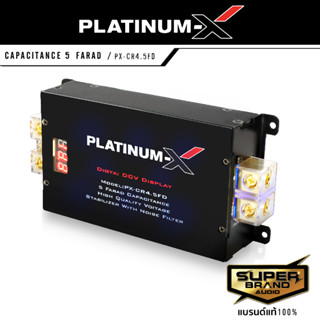 PLATINUM-X คาปาซิเตอร์ คาปา 5ล้านฟารัด ไฟ LED แสดงสถานะ CE-5.0F /CR4.5FD แข็งแรงทนทาน ตัวสำรองไฟ อุปกรณ์ 5.0 4.5