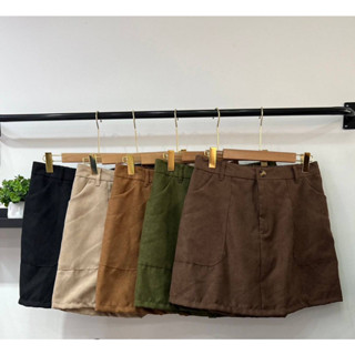 🔥Plussize🔥กระโปรงคนอ้วน🔥  M. เอว 28"- 38"     L. เอว 32"- 42"