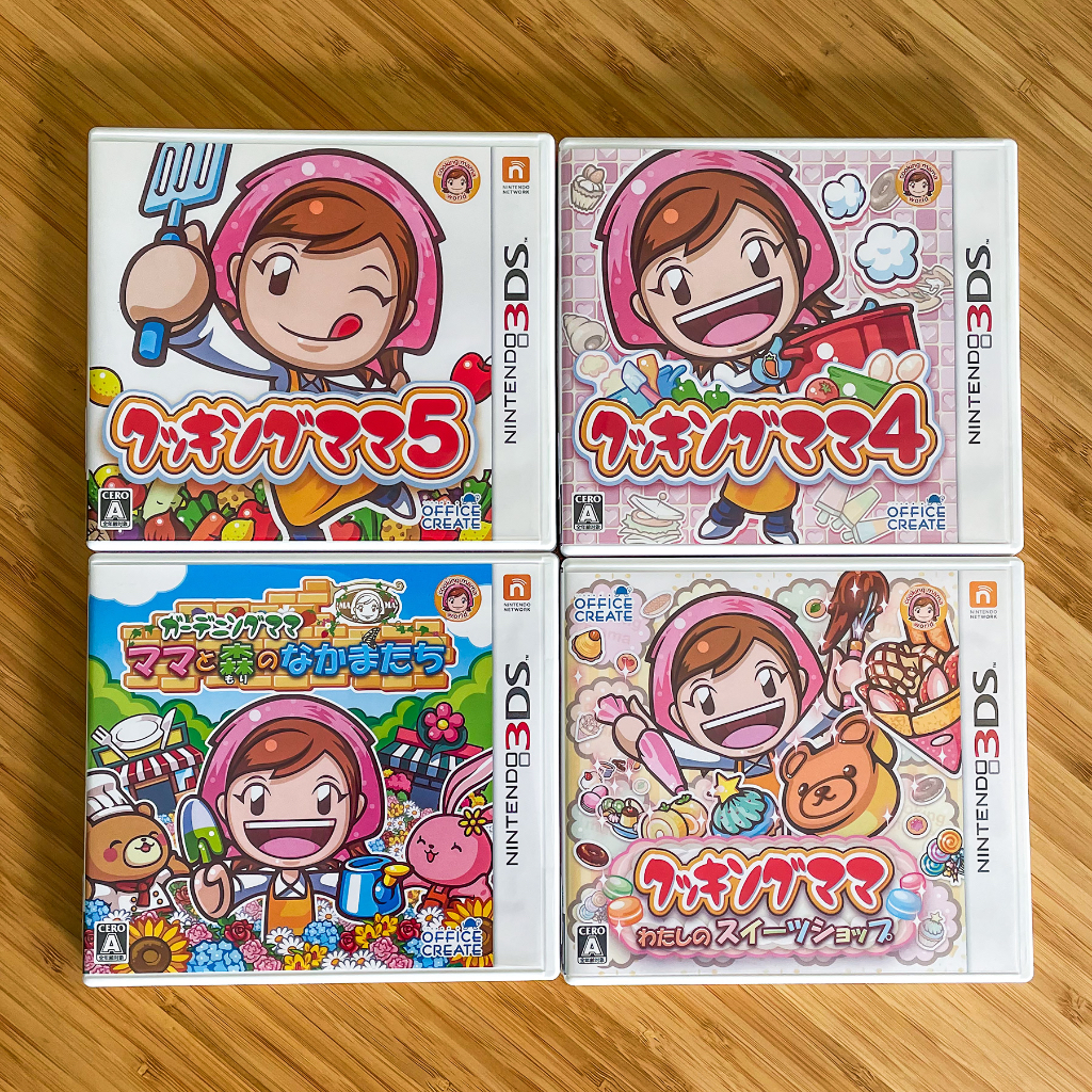 ตลับแท้ Nintendo 3DS : Cooking Mama: Watashi no Sweets Shop มือสอง โซนญี่ปุ่น (JP)