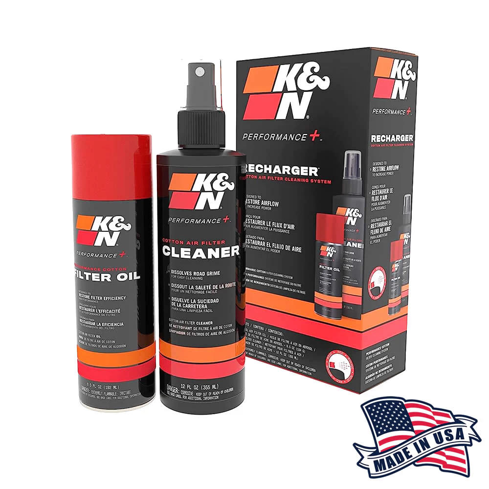 K&N น้ำยาล้างกรอง และน้ำยาเคลือบกรองอากาศ ผลิตปี 2025 #99-5000 RECHARGER KIT แท้ Made in USA thumbnail 6