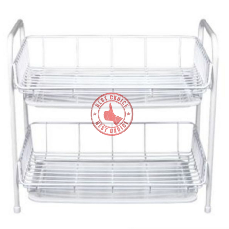 ชั้นวางของและคว่ำแก้ว 2 ชั้น (พร้อมถาดรองน้ำ) ตรา MP รุ่น 812 bc99