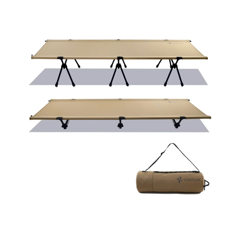 เตียงสนาม Camping VENTLAX 2-Way Adjustable Cot