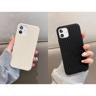 [รวม] Knit Silicone Case เคส IP ลายถักแบบพรีเมียม งานสวย คุณภาพดี มี 2 สีให้เลือก